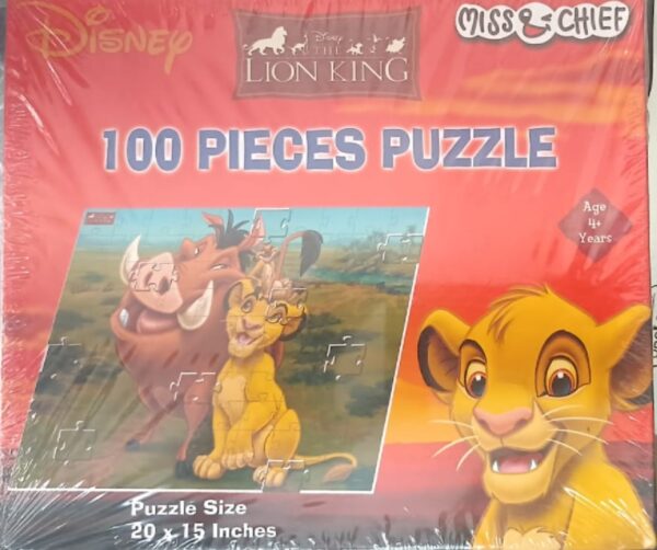 The Lion King - 100 Pieces Puzzle