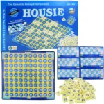 Ekta Housie Board Game with 48 Reusable Cards & Tile Fixable Board Game
