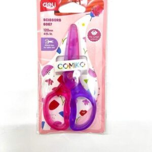 Deli Paper All-Purpose Scissor (Multicolor) Comiko 6067 Pack of 1 pcs