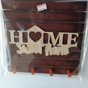 4 Pin wooden key holder