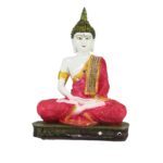 Red Buddha Decorative Showpiece