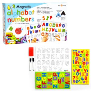 6 in 1 Magnetic Alphabet & Numbers Game, Learning & Educational Magnetic Board Game