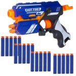 Blaze Storm Manual Soft Bullet Gun Toy with 10 Safe Soft Foam Bullets