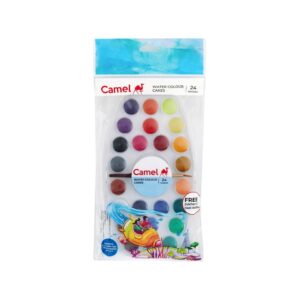 Camel Water Color Cake (24 Shades) (Multicolour)