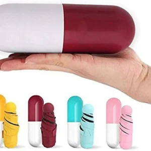 Capsule shape 4 fold Umbrella