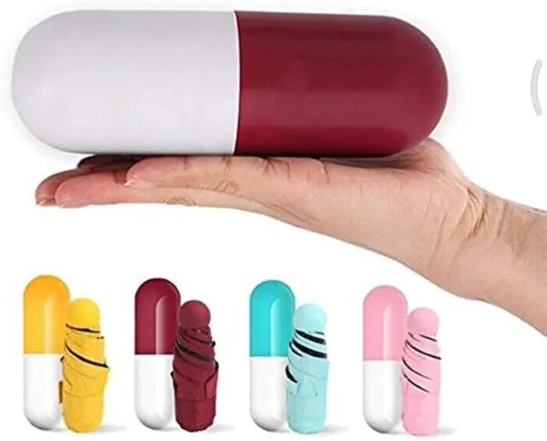 Capsule shape 4 fold Umbrella