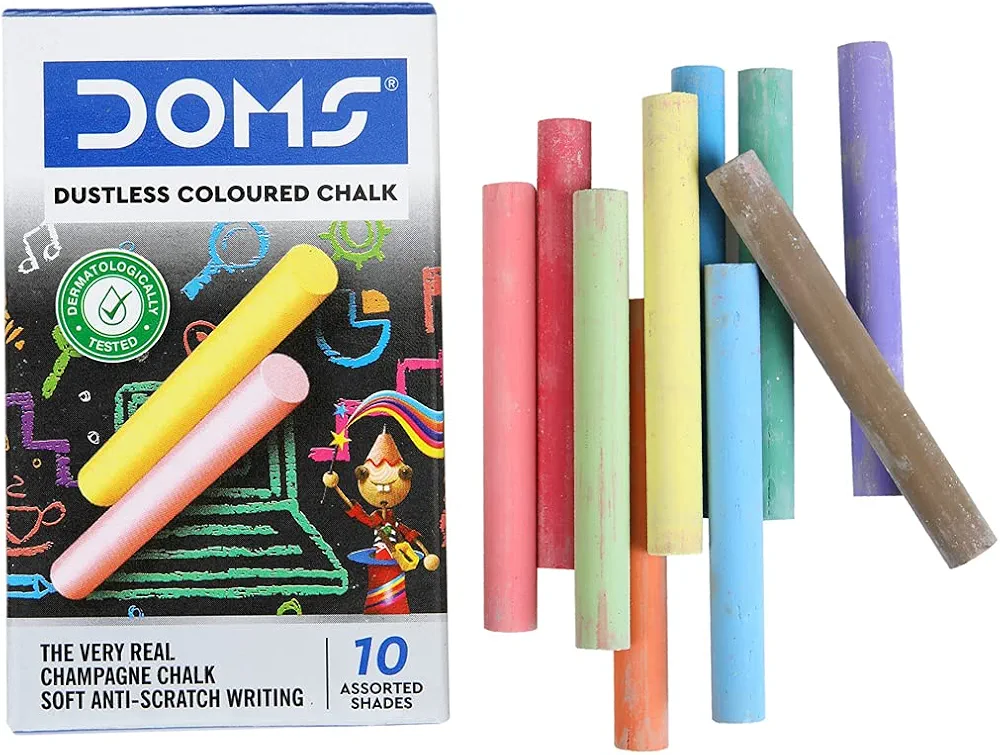 Doms Dustless Coloured Chalk
