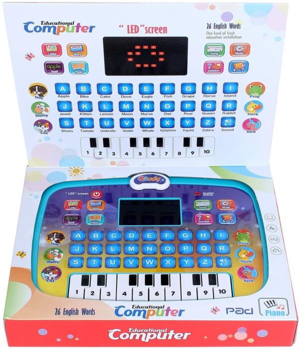 Educational Computer Piano Display Led Screen, with Music & Buttons, Educational Toy