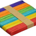 Icecream sticks medium coloured