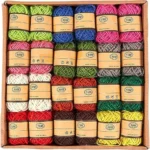 Multicolor, Natural Colourful Jute Twine Rope for Crafting