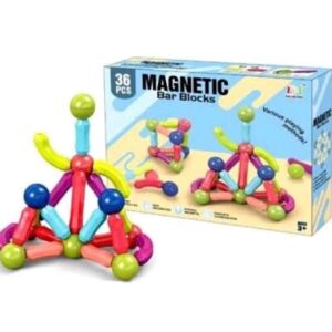 36 PCS Magnetic Colourful Bar Blocks