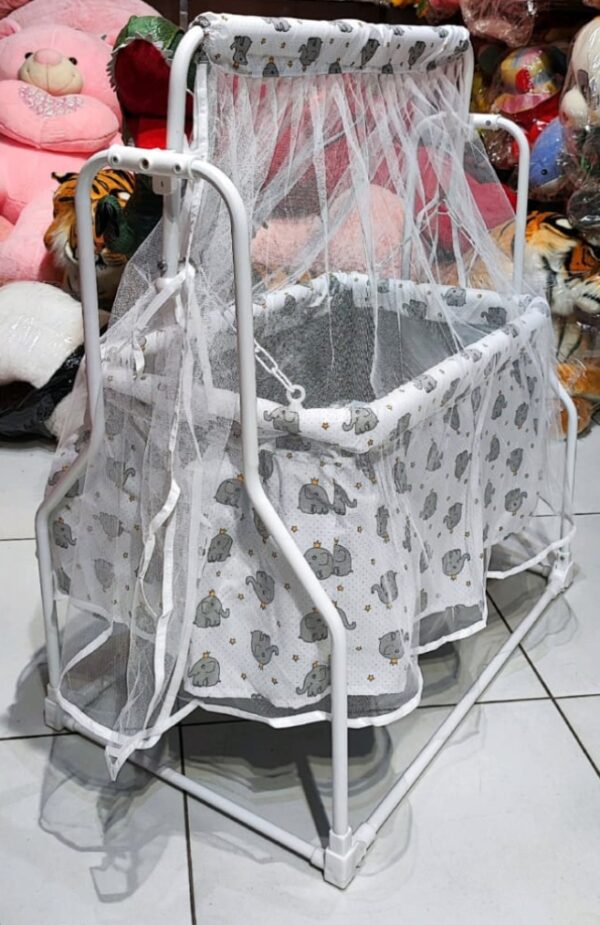 New Born Baby Cradle, palna with Swing & Mosquito Net