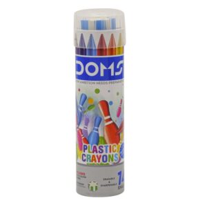 Doms 14 Shades (Tin) Plastic Crayons