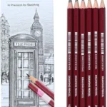 Doms Drawing & Sketching Graphite Pencils - Grade HB, 2B, 4B, 6B, 8B,10B