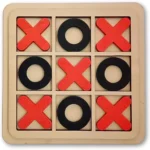 Wooden Tic Tac Toe, Cross & Zero