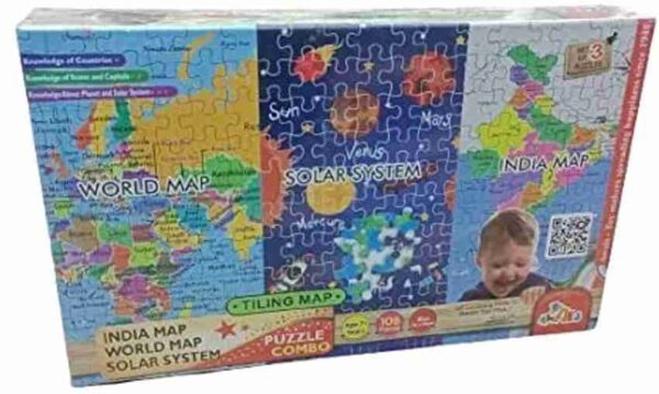 Tiling Map -- World map | Solar System | India Map