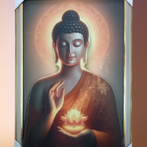 Gautam buddha wall art scenery