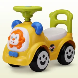 LuvLap Sunny Ride on & Car for Kids with Music & Horn Steering, Push Car for Baby with Backrest