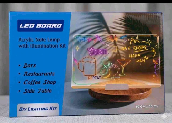 Writting notes LED board