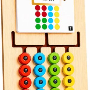 Color Coder I Montessori Color & Pattern Matching Learning Toy for Kids 4,5,6,7,8 Educational Brain Development Activity