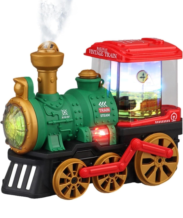 Electric spray toy train