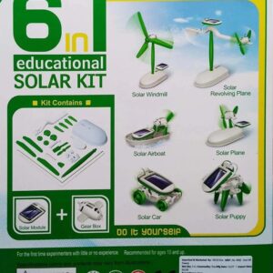 6 in 1 solar kit educational robotics