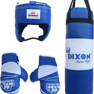 Dixon Kids Polyester Boxing Kit with Gloves and Head Gaurd