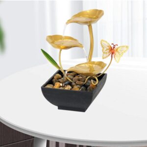 Metal butterfly waterfall fountain