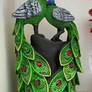 Colourfull Peacock Statue