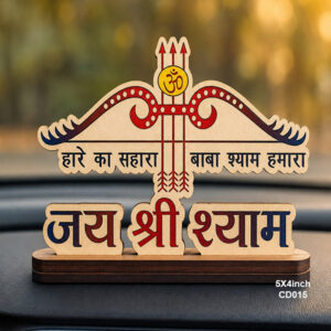 Car Dashboard Shri Khatu Shyam Ji LOGO Shri Khatu Shyam Ji Car Dash Idols size: 5X4inch