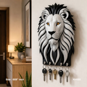 Dark Lion Key Holder size: 6x8inch