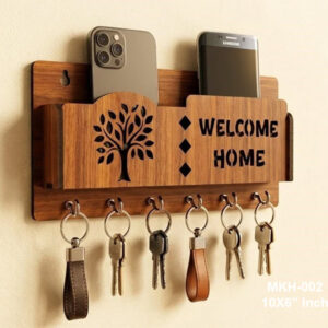 Welcome Tree Mobile Key Holders Wooden size: 9x6inch