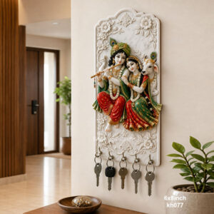3D Printed RadhaKrishna Key Holder size: 6x8inch